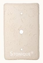 Stonique® TV/Cable Switch Plate Cover in Linen